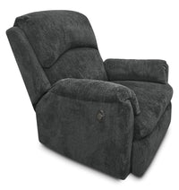  Fauteuil à inclinaison électrique Baron de 32 po fabriqué au Canada en tissu de chenille gris