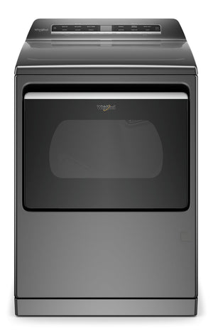 Sécheuse électrique intelligente à la vapeur Whirlpool de 7,4 pi³ - ombre chrome - YWED7120HC