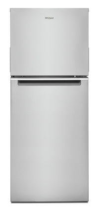  Réfrigérateur Whirlpool de 11,6 pi³ et de 24 po à congélateur supérieur - fini en acier inoxydable r…