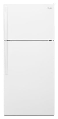  Réfrigérateur Whirlpool de 14 pi³ et de 28 po à congélateur supérieur - blanc - WRT314TFDW