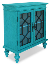 Armoire décorative Rigolet de 32 po avec 2 portes - bleue