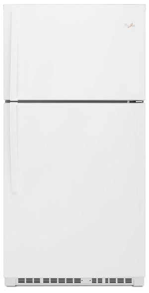 Réfrigérateur Whirlpool de 21,3 pi³ et de 34,8 po à congélateur supérieur - blanc - WRT541SZDW